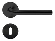 Innerdörrhandtag L-grepp Svart 